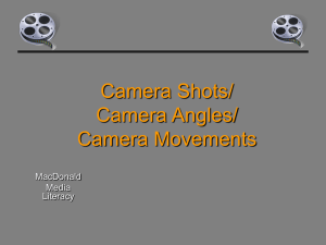 Camera Shots/ Camera Angles