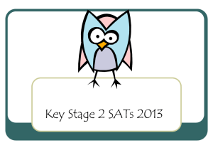 Key Stage 2 SATs 2005