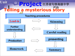 Book 2_U1_微Project - 江苏省句容高级中学数字化学习网站>> 首页