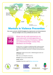 Mentors in Violence Prevention