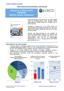 Society at a Glance 2014 SVERIGE OECDs sociala indikatorer