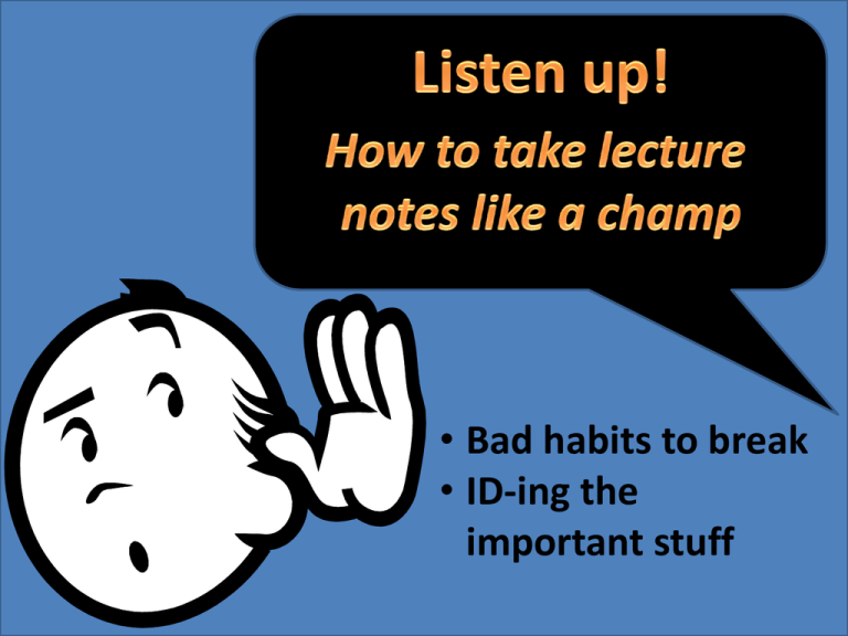 8 Bad Listening Habits to