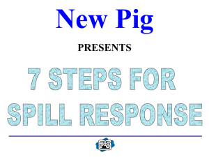 Spill Response – 7 steps