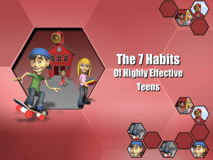 The 7 Habits - Worth County Schools