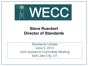 Standards Update JGC 6-5-2014