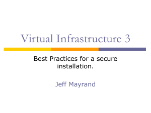 Virtual Infrastructure 3