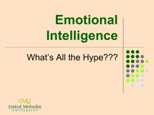 Emotional Intelligence - Central Methodist University