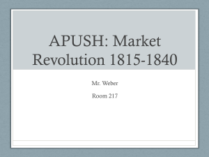 AP 22 Market Revolutionx