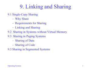 9. Linking and Sharing