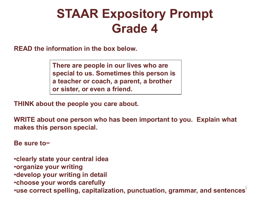 staar-expository-prompt-grade-4