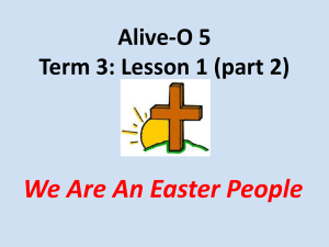 Alive-O 5 Term 3: Lesson 1 (part 2)