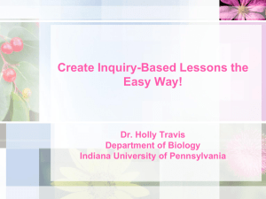 Create Inquiry-based Science Lessons the Easy Way