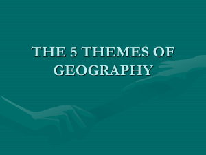5 Themes Geography Power Point