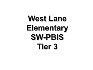West Lane Elementary SW