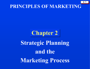 Strategic Planning (Chapter 2)