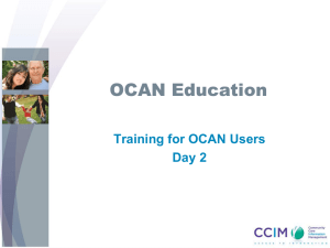 OCAN Training Day 2