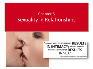 Chapter 6. Sex in relationships