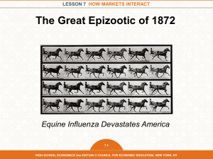The great epizootic of 1872 - High School Economics