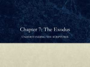 Chapter 7: The Exodus - Midwest Theological Forum