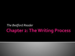 Chapter 2 - Bedford Reader Power Point