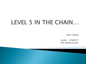 LEVEL 5 IN THE CHAIN*