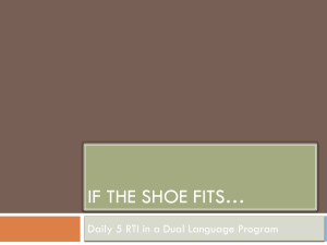 Daily 5 - Dual Language Education of New Mexico