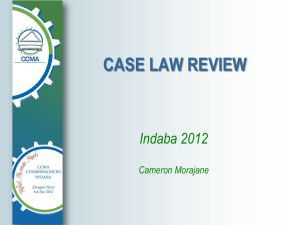 Case review