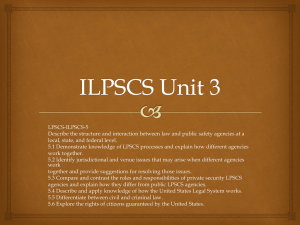 ILPSCS Unit 3