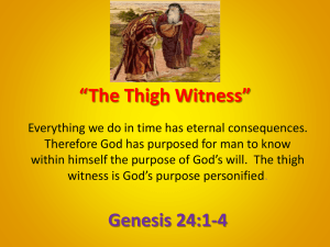 The Thigh Witness - Christ Gospel Church