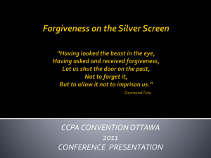 Forgiveness on the Silver Screen