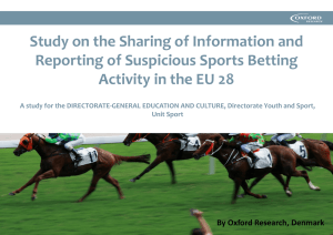 Study on the Sharing of Information and