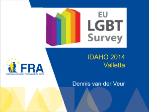 EU LGBT Survey Idaho 2014 - Valletta