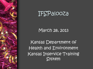 Kansas IFSPolooza - The Early Childhood Technical Assistance