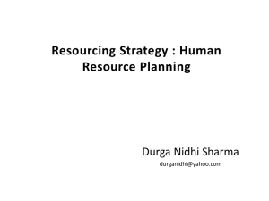 HR Planning Presentation- Durga Nidhi Sharma