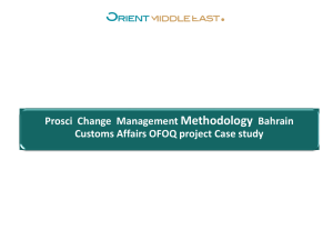 Change Management Using AKDAR Model