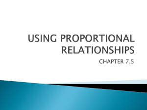 7.5 using proportional relationships