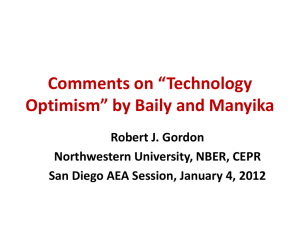 Comments on *Technology Optimism* by Baily and Manyika
