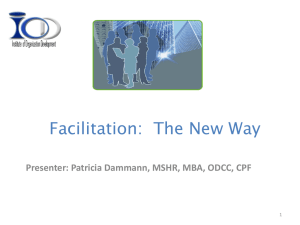 Facilitation. The New Way