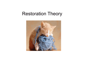 Restoration Theory - PsychologyResources-Y13