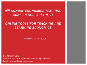 Online Tools for Teaching and Learning Economics_Lange