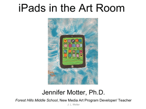 iPads in the Art Room PowerPoint
