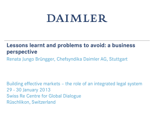 PowerPoint Presentations/Präsentationen Daimler AG