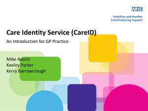 CareID LPC Presentation V0.1