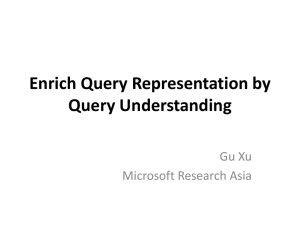 Enrich Query Representation by Query Understanding