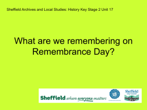 What are we Remembering on Remembrance Sunday