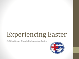 Experience Easter”.