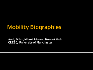 Mobility Biographies