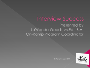 Factors For Interview Success