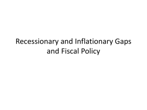 Recessionary and Inflationary Gap