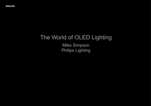 Philips Lumiblade OLED Presentation